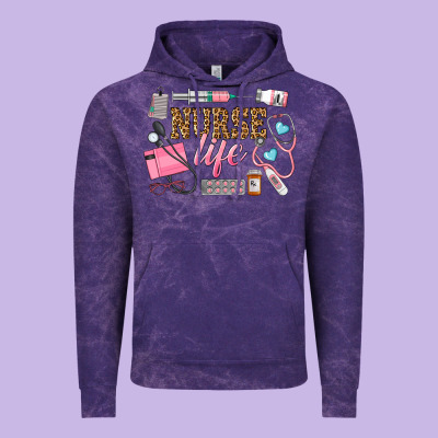 Western Nurse Life Vintage Hoodie Designed By Lillyallendesigns