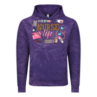 Cloud Purple Western Nurse Life Vintage Hoodie - LillyAllenDesigns