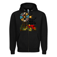 Black so god made a farmer Zipper Hoodie - JahusDesignShop