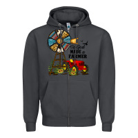Smoke so god made a farmer Zipper Hoodie - JahusDesignShop