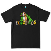 Black lucky dog St. Patrick's Premium Tee - HowdyJamesFarm