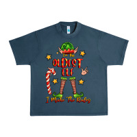 Midnight Navy im the oldest elf i make the rules Urban Heavy Tee - FaDigitalArtStudio