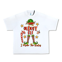 White im the oldest elf i make the rules Urban Heavy Tee - FaDigitalArtStudio