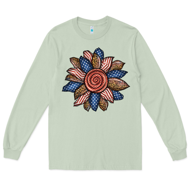 American Sunflower Long Sleeve Tee by BundleAndBundleShop | Teevron