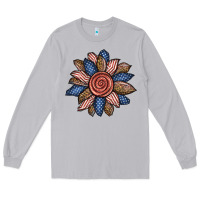 Moon Dust american sunflower Long Sleeve Tee - BundleAndBundleShop