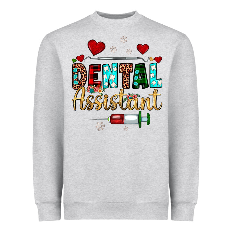 Christmas Dental Assistant Heavyweight Sweatshirt by JahusDesignShop | Teevron