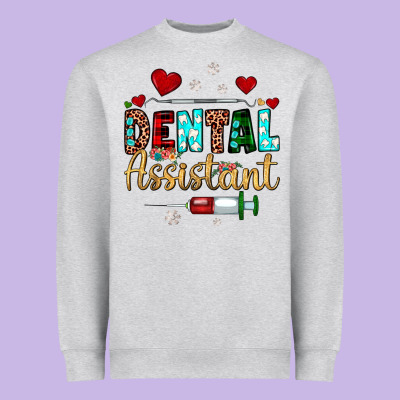 Christmas Dental Assistant Heavyweight Sweatshirt Designed By Jahusdesignshop
