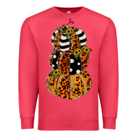 Cardinal leopard pumpkin polka dot sunflower Premium Sweatshirt - JahusDesignShop