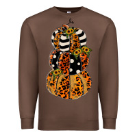 Chestnut leopard pumpkin polka dot sunflower Premium Sweatshirt - JahusDesignShop