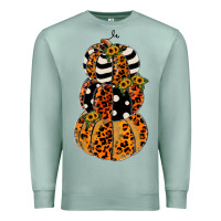 Seafoam leopard pumpkin polka dot sunflower Premium Sweatshirt - JahusDesignShop