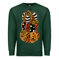 Sports Green leopard pumpkin polka dot sunflower Premium Sweatshirt - JahusDesignShop