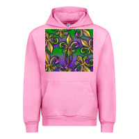 Mardi Gras Fleur De Lis Urban Hoodie | Teevron