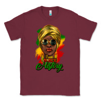 Burgundy I am Black History Classic Tee - HowdyJamesFarm