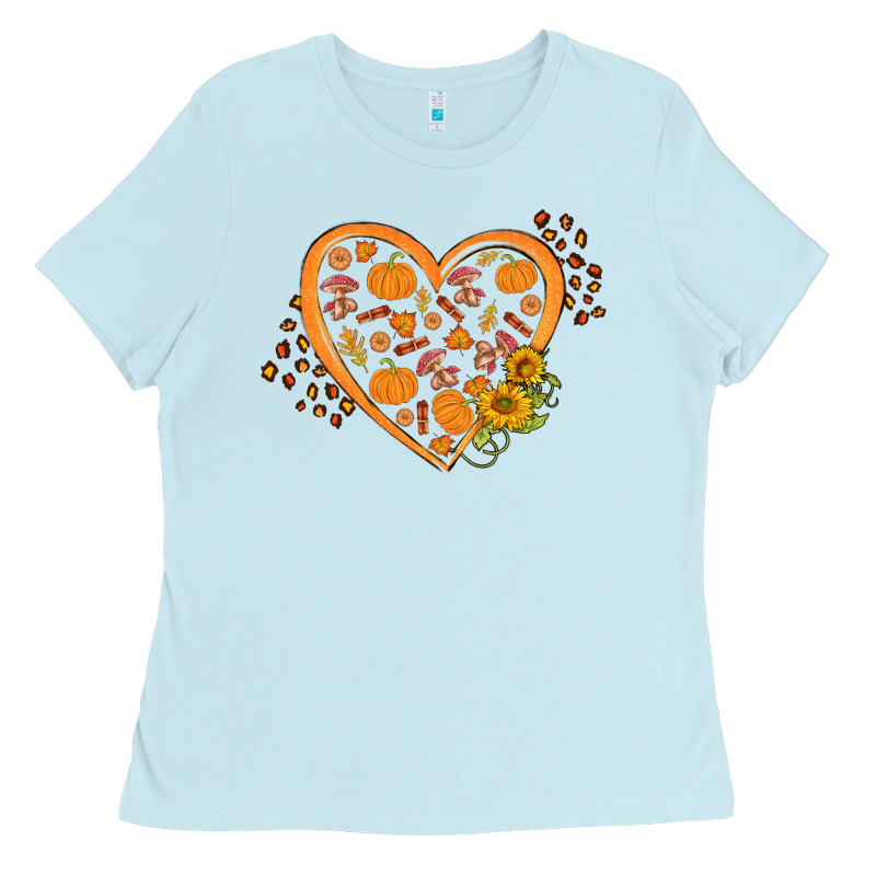 Western Autumn Heart Ladies Tee by FaDigitalArtStudio | Teevron