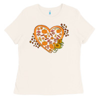 Bone Western Autumn Heart Ladies Tee - FaDigitalArtStudio