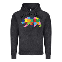 Vintage Black mama bear Vintage Hoodie - CowhideDigitalArt