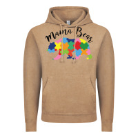 Vintage Coffee mama bear Vintage Hoodie - CowhideDigitalArt