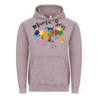 Vintage Zinc mama bear Vintage Hoodie - CowhideDigitalArt