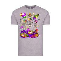 Vintage Zinc Mardi Gras Skeletons Vintage Tee - BundleAndBundleShop