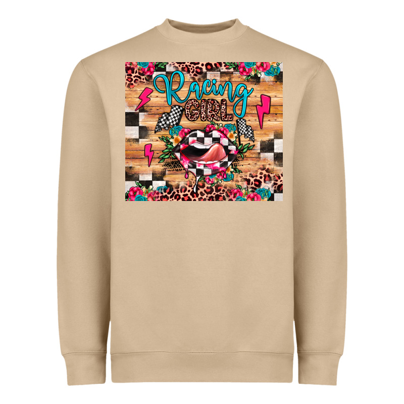 Racing Girl Heavyweight Sweatshirt by JahusDesignShop | Teevron