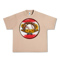 Burro baseball with sunflower round earrings Urban Heavy Tee - BundleAndBundleShop