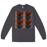 Smoke leopard 4th of july seamless pattern Long Sleeve Tee - BundleAndBundleShop