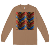 Toasted Coconut leopard 4th of july seamless pattern Long Sleeve Tee - BundleAndBundleShop