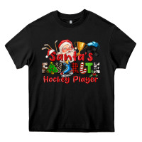 Black santas favorite hockey player Heavy Core Tee - CowGirlArtShop