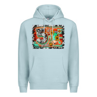 Blue Mist western back to school 5th grade 2 Premium Hoodie - Jasminsmagicworld