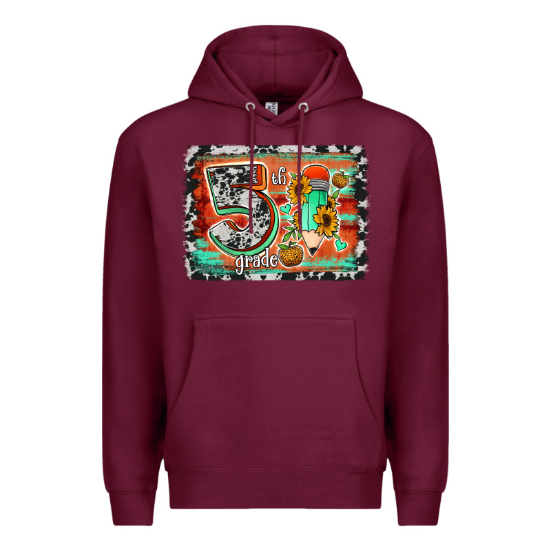 Western Back To School 5th Grade 2 Premium Hoodie by Jasminsmagicworld | Teevron
