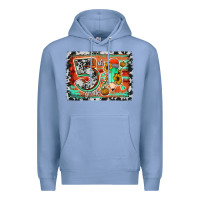 Colony Blue western back to school 5th grade 2 Premium Hoodie - Jasminsmagicworld