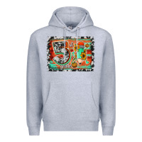 Heather Grey western back to school 5th grade 2 Premium Hoodie - Jasminsmagicworld