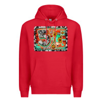 Red western back to school 5th grade 2 Premium Hoodie - Jasminsmagicworld