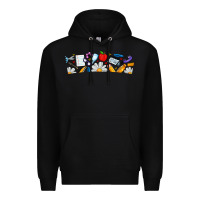 Black Best Teacher Ever Premium Hoodie - CowhideDigitalArt