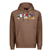 Chestnut Best Teacher Ever Premium Hoodie - CowhideDigitalArt