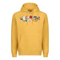 Mustard Best Teacher Ever Premium Hoodie - CowhideDigitalArt