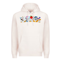 Pale Pink Best Teacher Ever Premium Hoodie - CowhideDigitalArt