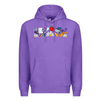 Purple Best Teacher Ever Premium Hoodie - CowhideDigitalArt