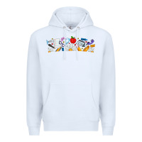 White Best Teacher Ever Premium Hoodie - CowhideDigitalArt