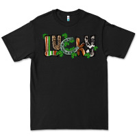 Black Lucky horseshoe St. Patrick's Day Premium Tee - CowGirlArtShop