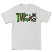 Dove Grey Lucky horseshoe St. Patrick's Day Premium Tee - CowGirlArtShop