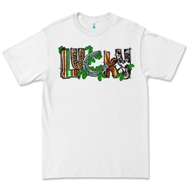 Lucky Horseshoe St. Patrick's Day Premium Tee by CowGirlArtShop | Teevron