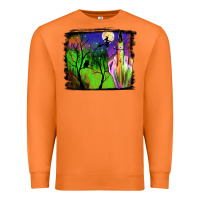 Carrot halloween background Premium Sweatshirt - JahusDesignShop