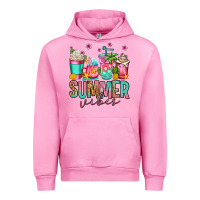 Fuchsia Pink summer vibes coffee cups Urban Hoodie - Jasminsmagicworld