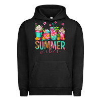 Pigment Black summer vibes coffee cups Urban Hoodie - Jasminsmagicworld