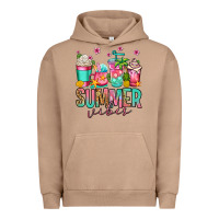 Pigment Burro summer vibes coffee cups Urban Hoodie - Jasminsmagicworld