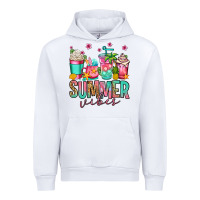 White summer vibes coffee cups Urban Hoodie - Jasminsmagicworld