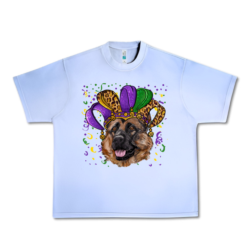 Mardi Gras Hat German Shepherd Urban Heavy Tee by RanaPortraitStore | Teevron