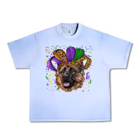 Grape Ice Mardi gras hat german shepherd Urban Heavy Tee - RanaPortraitStore