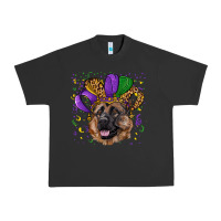Pigment Black Mardi gras hat german shepherd Urban Heavy Tee - RanaPortraitStore